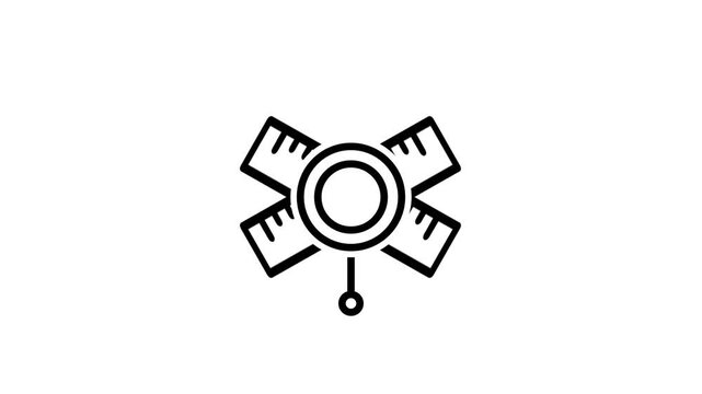 Four bold black arrows converging inward toward a small central circle symbolizing sharp focus alignment and concentrated effort toward one clear aim