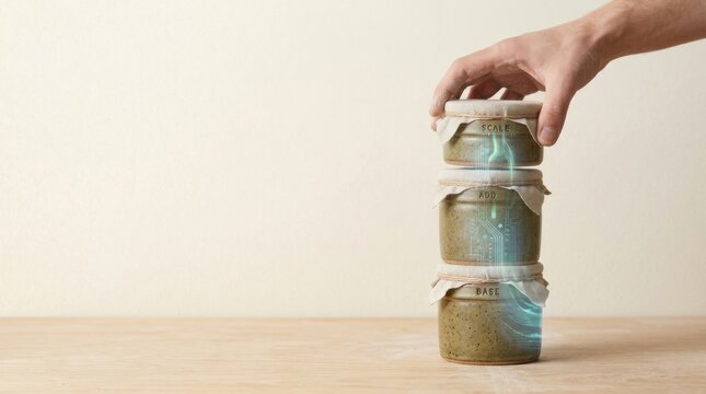 Business scalability visualized as adding repeatable production capacity without redesigning core processes for success