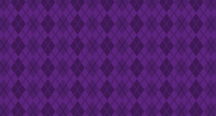Fototapeta premium Purple abstract argyle background with overlapping diamond patterns and subtle gradient texture for elegant designs