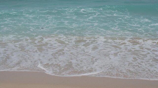 waves on the beach