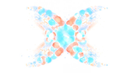 Obraz premium Confetti Cluster Honeycomb Defocused Bokeh Light Field Glowing transparent overlay design element with soft particles