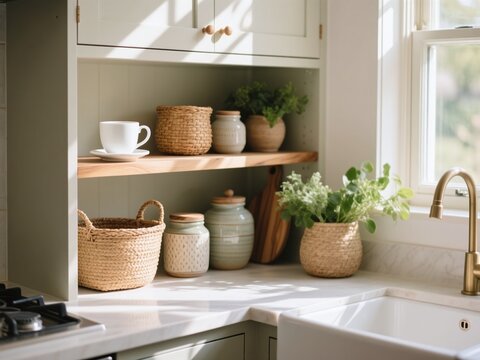 maximalist kitchen cabinet