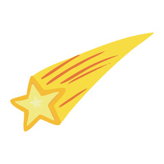 Burning Shooting Star Meteor Icon © nikagraphic