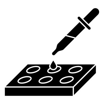 Pipette Glyph Icon