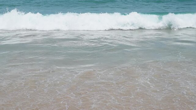 waves on the beach