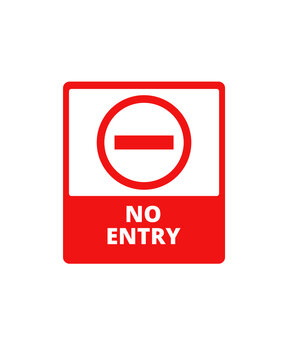 do not enter sign