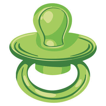 Green Simple Baby Pacifier