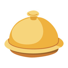 Fototapeta premium Food Cloche Serving Dish Restaurant Cover
