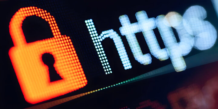 Secure HTTPS Protocol Web Browser URL Bar Macro