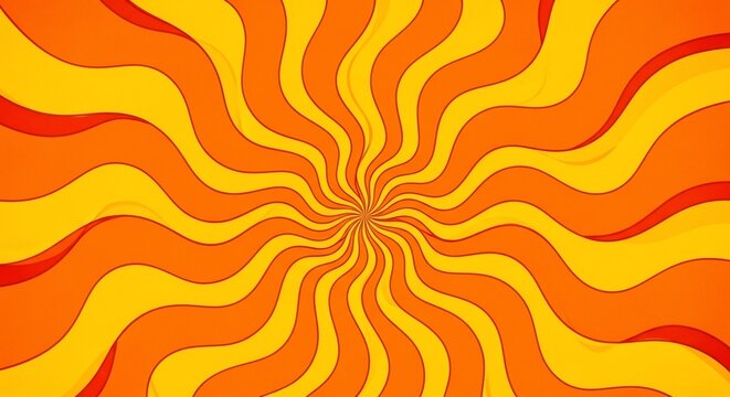 Radiant Bloom: A Psychedelic Swirl of Warmth