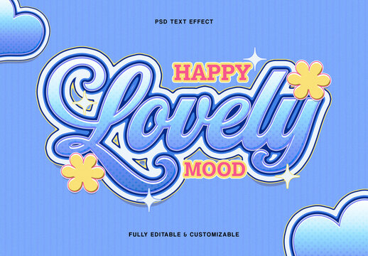 Cute Script Text Effect