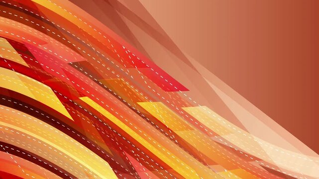 Abstract Flowing Warm Orange Gradient Waves 4K