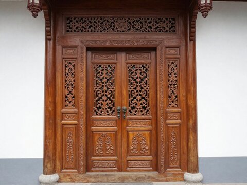old wooden door