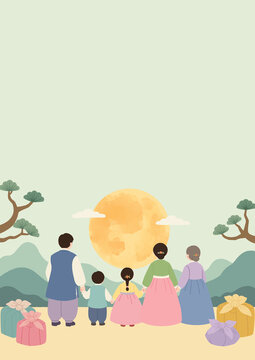 family in hanbok