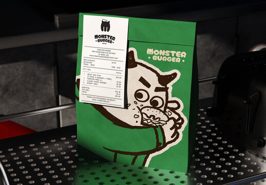 Food Bag Mockup