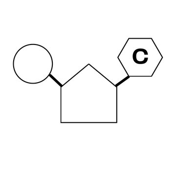 Vector Icon of DNA Nucleotide Cytosine Molecule