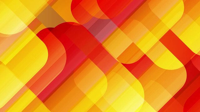 Vibrant Orange and Yellow Abstract Motion 4K