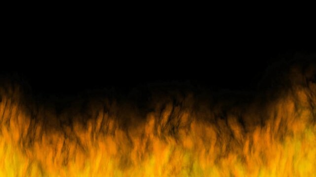 炎の動画(透過、アルファチャンネル）ループ