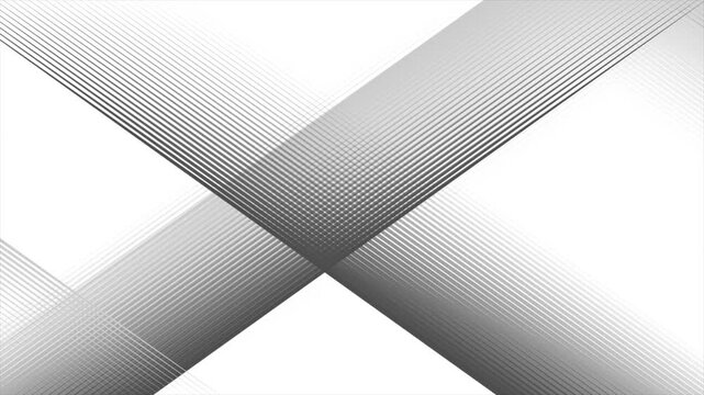 Black and white diagonal halftone lines abstract minimal sport background. Geometric motion design. Seamless loop. Video animation Ultra HD 4K 3840x2160