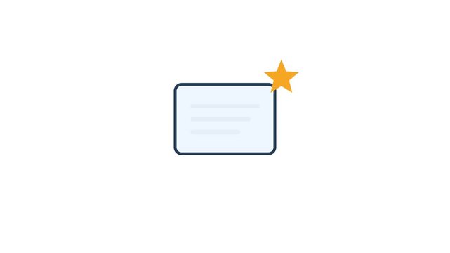A study card flips from question to answer and adds a mastery star.