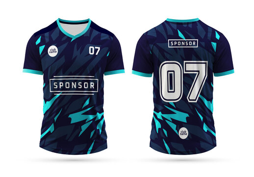 Abstract Sports Jersey Design Template