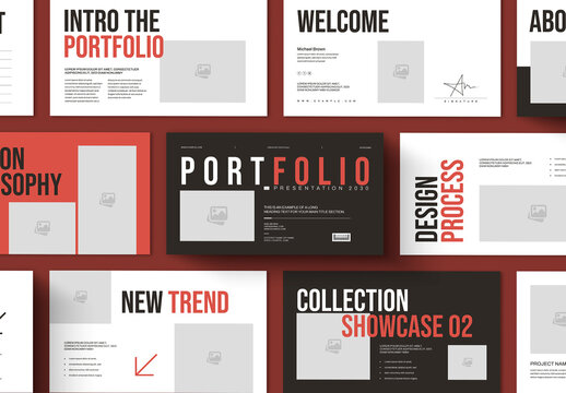 Portfolio Presentation Layout