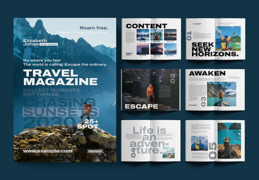 Travel Magazine Design