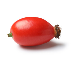 Fresh rose hip berry on white background © Pixel-Shot