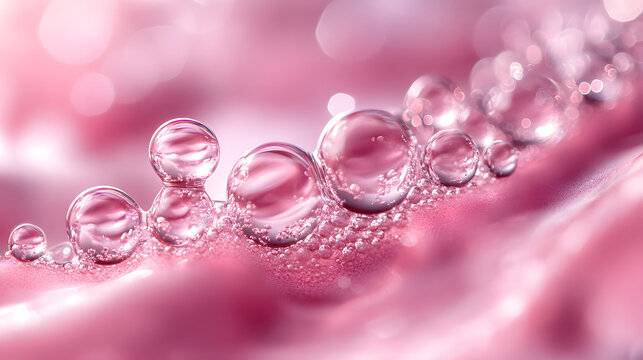 Abstract pink magic bokeh lights backdrop 