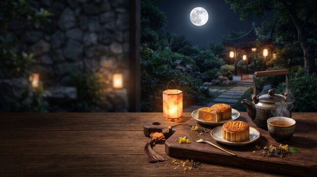 mid autumn festival bcakground