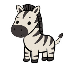 Illustration of a zebra © Qonita