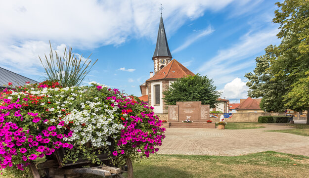 &Eacute;glise de Herbsheim en Alsace 