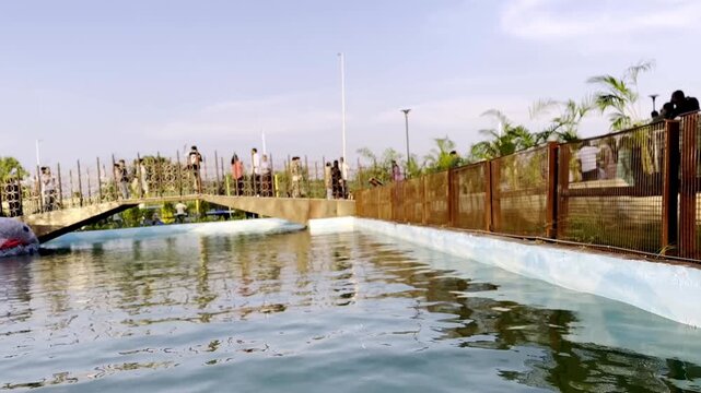 Tawi Wonderland Jammu Featuring Miniature Landmark Replicas, Recycled Scrap Art and Boating Water Park Showcasing Heritage, Sustainability and Tourism Attractions