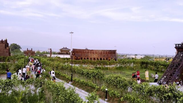 Tawi Wonderland Jammu Featuring Miniature Landmark Replicas, Recycled Scrap Art and Boating Water Park Showcasing Heritage, Sustainability and Tourism Attractions