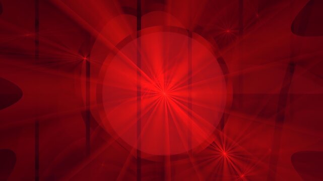 Illustration created as a 3D render without generative AI, abstract futuristic energy burst and geometric cosmic light background