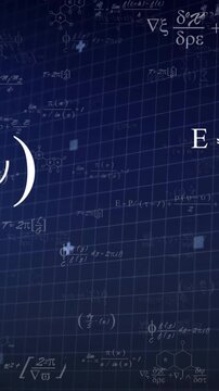 Animation of mathematical data processing over scope scanning