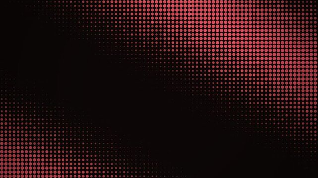 Close-up pixelated red grid pattern on dark background Background