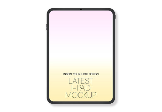 Latest i-Pad Mockup