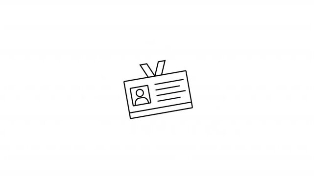 ID Badge Icon