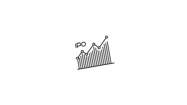 IPO Initial Public Offering Icon