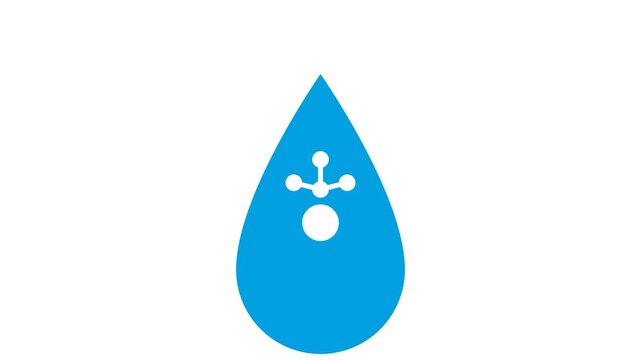 droplet icon showing fluid data process representing artificial intelligence adaptive system and flow