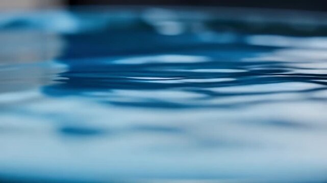 Aerial view of a calm ocean wave pattern