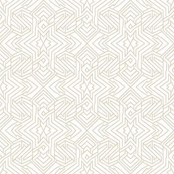 Beige abstract geometric seamless pattern background