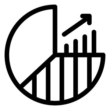 Marketing Growth Chart Analytics Line Icon