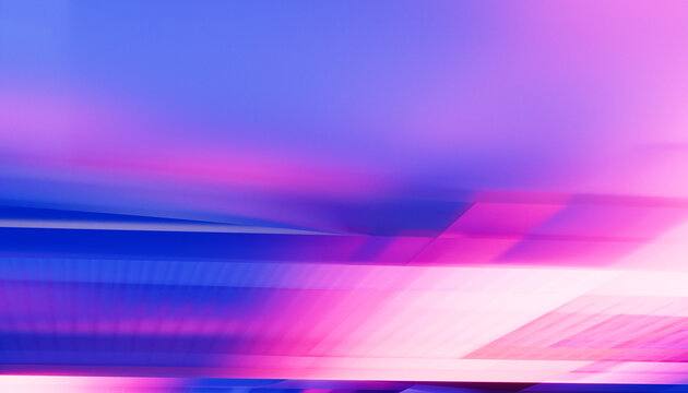 Abstract digital artwork with purple, blue, and pink geometric shapes