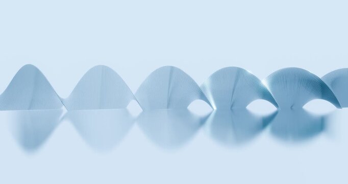 Abstract architecture background motion arched building 3d animation