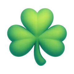 Fototapeta premium PNG Vibrant green clover illustration
