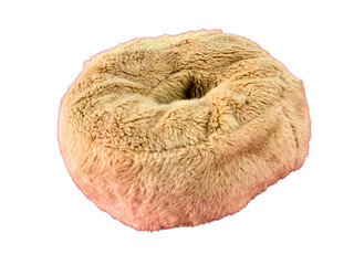 Fluffy Round Pet Bed Isolated on Transparent Background © Pediatric Visuals