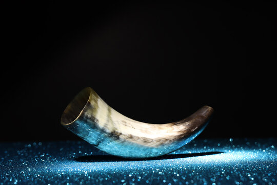 Rosh hashanah (jewish New Year holiday) concept. Traditional symbol