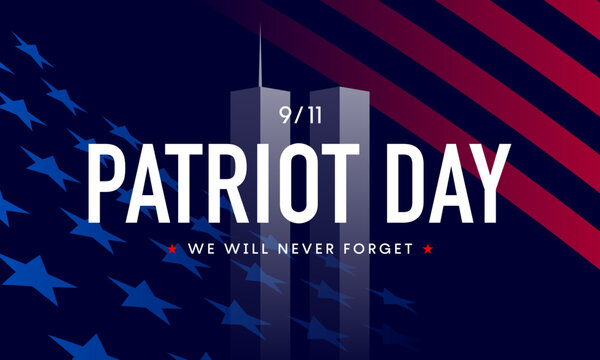 US Patriot Day, September 11 2001 Remembrance, 9 11 poster